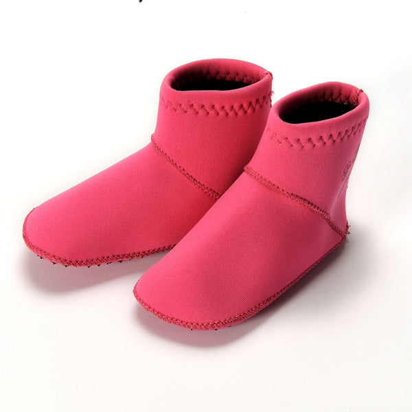 Botines de neopreno matronatación para bebé rosa