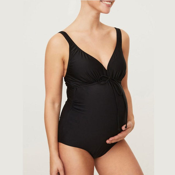 Bañador premamá tankini con nudo - Turquesa