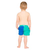 Bañador con bolsa impermeable bebé/niño verde azul natación