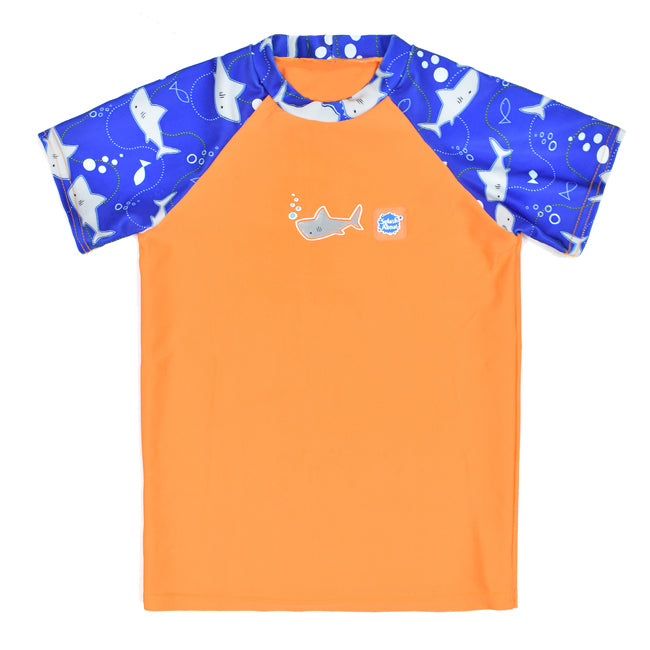 Camiseta con protección solar uv bebé Shark