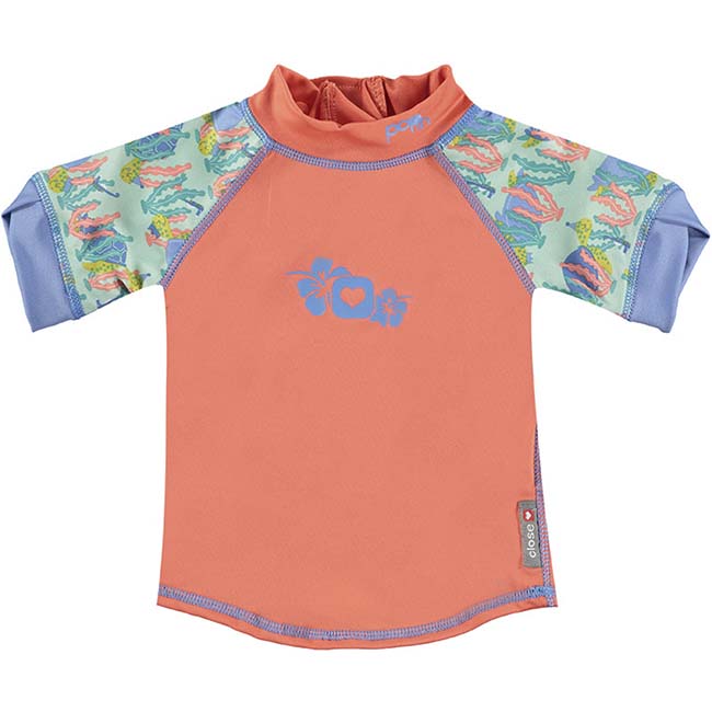 Camiseta con protección solar uv bebé turtle