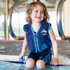 Chaleco flotador bebé Hibisco azul (4 - 5 años)