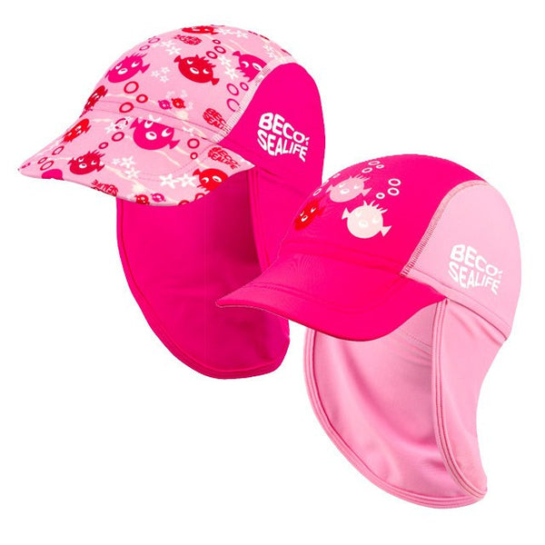 Gorro de natación para niña rosa Sealife – Va de pekes