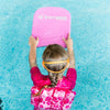 Tabla de natación para bebé rosa