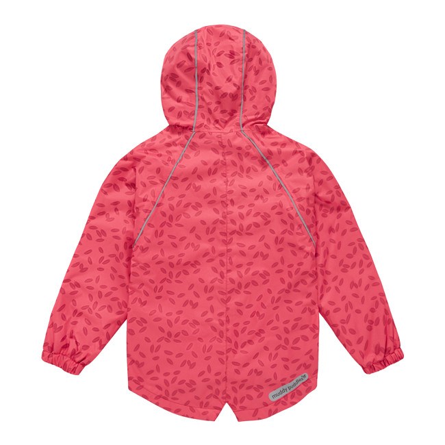 PERLETTI Abrigo Impermeable Niña Rosa  Chubasquero Niña 6 7 8 9 Años   Gabardina de Lluvia Viento con Mangas Capucha  Ropa Chaqueta Transparente  con Ribete Fucsia  Tejido EVA Cool Kids Amazones Moda