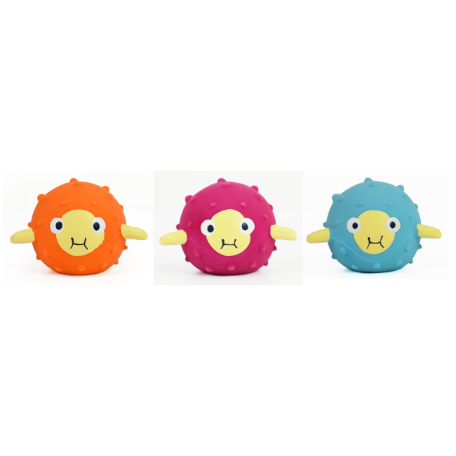 Set de 3 juguetes de baño y piscina - Pufferfish