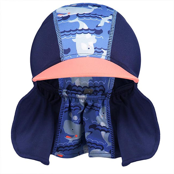 gorra solar uv bebé whale